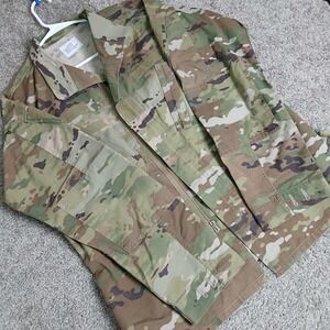 US Military Multicam Camouflage Combat Coat Tactical Jacket Mens Medium Regular